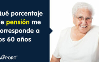 porcentaje de pension a los 60