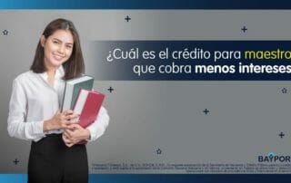 créditos para maestros con bajos intereses